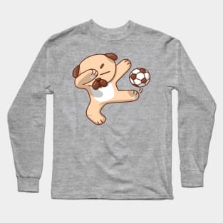 Dabbing soccer Long Sleeve T-Shirt